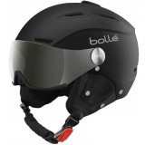 BOLL&Eacute; Backline Visor soft black-silver (56-58 cm) + Extra Visor