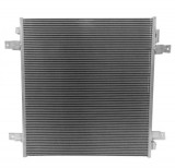 Condensator climatizare Infiniti QX56, 01.2012-, motor 5.6 V8, 294 kw benzina, cutie automata, full aluminiu brazat, 615 (577)x638x16 mm, cu radiator, Rapid