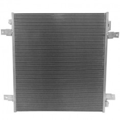 Condensator climatizare Infiniti QX56, 01.2012-, motor 5.6 V8, 294 kw benzina, cutie automata, full aluminiu brazat, 615 (577)x638x16 mm, cu radiator