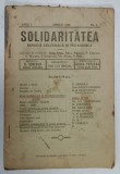 SOLIDARITATEA , REVISTA CULTURALA SI PEDAGOGICA , ANUL I , NR. 4, 1928