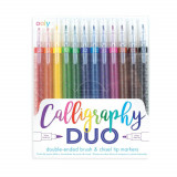 Carioci duble caligrafice Duo, set de 12