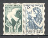 Franta.1946 Conferinta de pace Paris SF.109, Nestampilat