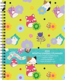 Squishmallows 12-Month 2024 Monthly/Weekly Planner Calendar