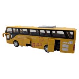 Macheta metal autobuz Express galben cu sunet si lumini