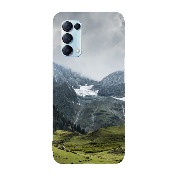 Husa compatibila cu Oppo Find X3 Lite model Summer in the mountains, Silicon, TPU, Viceversa