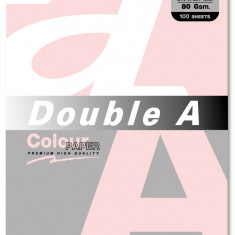 Hartie Color Pentru Copiator A4, 80g/mp, 100coli/top, Double A - Pastel Flamingo
