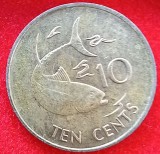 (M1539) MONEDA SEYCHELLES - 10 CENTS 1982, EXOTICA