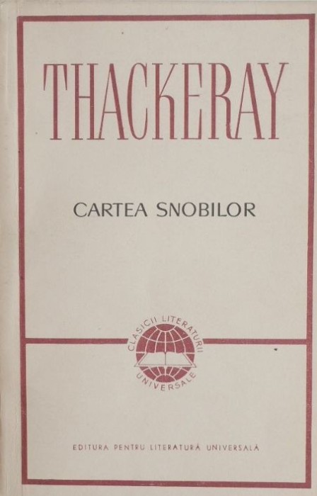 Cartea snobilor - William Thackeray