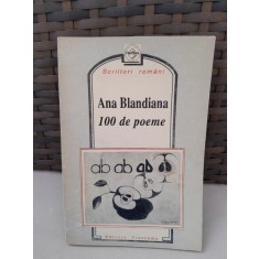 100 DE POEME - ANA BLANDIANA