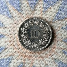 Moneda 10 RAPEN 2008 B. ELVEȚIA aunc.
