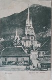 Carte postala, Brasov, Biserica Sf. Nicolae, 1926