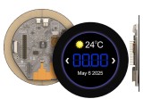 Afişaj TFT 3,4" 800x800 IPS, tactil capacitiv, USB-C