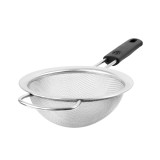 Strecuratoare inox, 15 cm - Zokura, cu maner, plastic