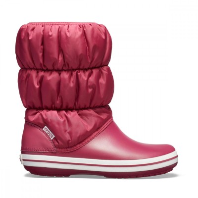 Cizme Crocs Winter Puff Boot Rosu - Pomegranate foto