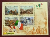 Italia 2010 - 150 de ani expeditia Thousand, bloc stampilat