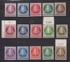 LOT TIMBRE GERMANIA (BERLIN) MNH 1951 MI. 75-79; 1951 MI. 82-86; 1953 MI. 101-105, Nestampilat