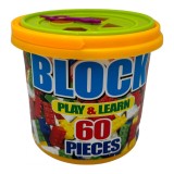 Set constructie cuburi 60 piese, Active Play
