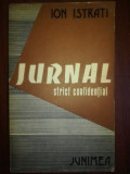 Jurnal strict confidential- Ion Istrati