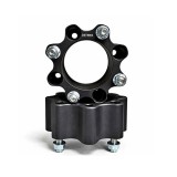 Distantier ATV 60 mm 4x110 centrare 90.2 cu 8 piulite M10x1.25 set 2 bucati aluminiu forjat negru Cod: DST8004