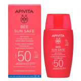 Cumpara ieftin Crema protectie solara fluida Invizibil SPF50 Bee Sun Safe, 50 ml, Apivita