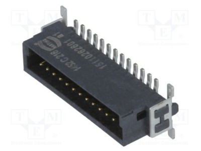 Conector HARTING har-flex&amp;reg; PCB-cablu soclu tată 26 pini vertical SMT foto