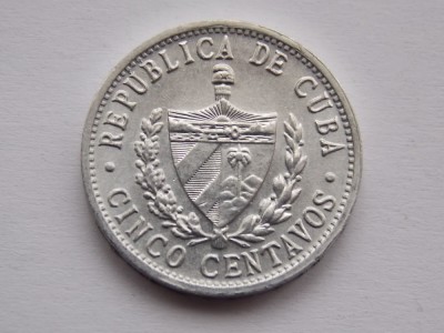 5 CENTAVOS 1972 CUBA foto