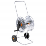 vidaXL Cărucior cu tambur pentru furtun 50 m 1/2&quot; sau 35 m 3/4&quot;, oțel 4005279