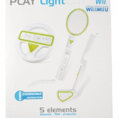 Volan + Paleta tenis + Crosa golf - Nintendo Wii / Wii U - Alb / Verde EAN: 3499550269659