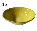 Set 3 boluri, 350 ml, Galben