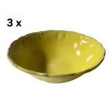 Set 3 boluri, 350 ml, Galben