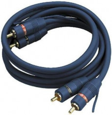 Cablu 2 RCA tata la 2 RCA tata Stage Line AC-150/BL foto