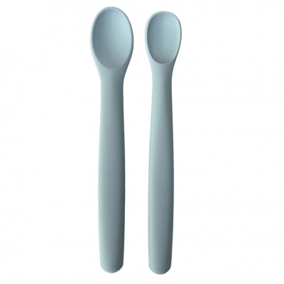 Set tacamuri cu doua lingurite modulare pentru antrenament, a3a generatie cu maner ergonomic pentru diversificare si intarcare bebelusi din prima etap foto
