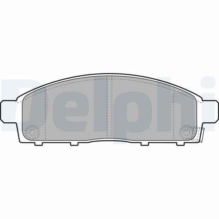 DELPHI LP2074 set placute frana,frana disc