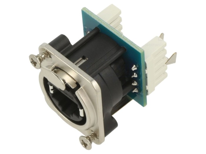 Conector Terminal IDC Cat6 Negru