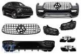 Pachetul GLE63 A Design potrivit pentru Mercedes GLE Coupe C167 dupa 2019 pentru modelul echipat cu bara spate A Design line Performance AutoTuning