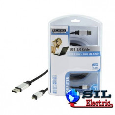 Cablu USB 2.0 A tata Micro USB A tata 1.8m Konig foto