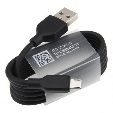 CABLU DE DATE USB LA USB TYPE-C LG EAD63849203 (AAA+) NEGRU BULK foto