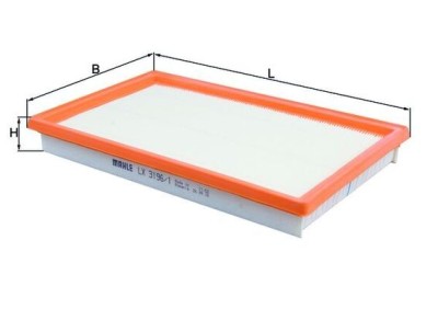 MAHLE LX 3196/1 Filtru aer foto