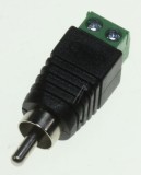 ADAPTER CINCHSTECKER &gt; TERMINALBLOCK 2 PIN 65417 DELOCK