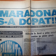 evenimentul zilei 30 iunie 1994-maradona s-a dopat,OZN-ul de la arad