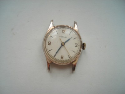 Ceas mecanic sovietic Pobeda 15 rubine, defect, cheita blocata foto