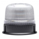 Girofar LED Auto Galben/Transparent 12/24V, Omologare ECE R65 R10, Montaj 3 Suruburi, 24 LED-uri SMD, 118x126mm