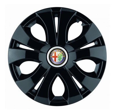 Set 4 Capace Roti pentru Alfa Romeo, model Top Black, R15 foto