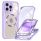 Husa iPhone 14 Pro Max 360 grade magsafe transparenta Mov