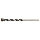 Burghiu beton alb negru, coada cilindrica, varf vidia 10 x 120 mm