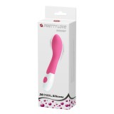 Vibrator Pretty Love Bishop Silicon Violet 18cm 3.1cm 2xAAA 30 Functii Vibratie Stimulator Clitoris G