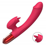 Femeie &icirc;ncălzită vibrator de sex cu vibrații de iepure