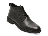 Ghete elegante EPICA negre, 68022, din piele naturala