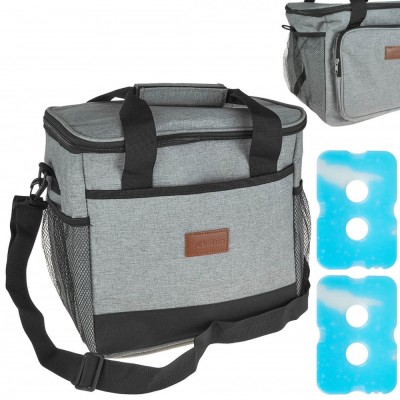 Geanta termica cu 2 acumulatori frigorifici, 18 l, Keltin K00430 foto