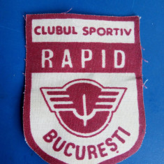 Emblema fotbal Rapid Bucuresti . Steaua Armata ecuson tricou fotbal